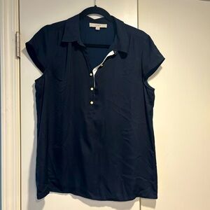 Loft cap sleeve Navy Top